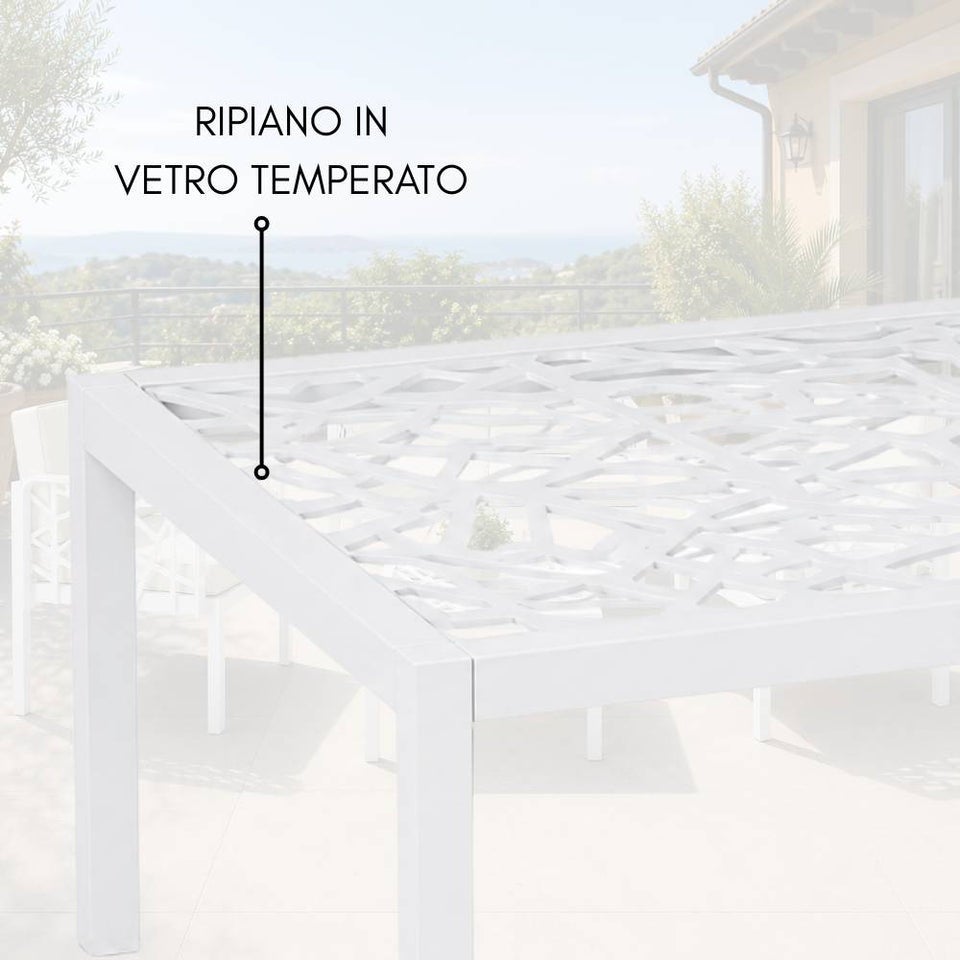 Set Salotto da Giardino 4 Posti Divano Poltrone e Tavolino, Cuscini Inclusi, Polipropilene Effetto Rattan, Mobili Esterno Terrazzo Veranda Patio