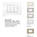Pulsante basculante Bticino MatixGO 1P NO 10AX 1 modulo bianco JW4005