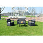 Salotto da Giardino Grafite Lounge con Divano 2 Posti | Aprovitola Store