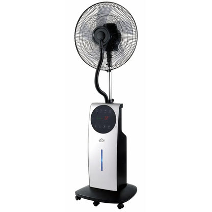 Ventilatore da Pavimento Nebulizzatore DCG 90W 5 Pale 3,1L Grigio
